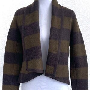 Vintage Ann Taylor Striped Wool Jacket
